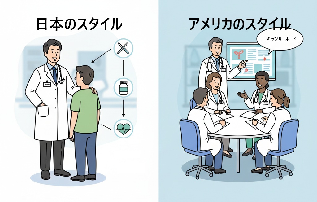 信頼の『日本流』か、納得の『米国流』か。自分らしい治療の選択
